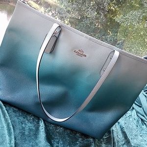 Ombre Coach Tote Bag